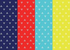 Geometric ethnic triangle pattern design vector
