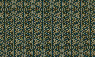 Seamless geometric tile pattern vector