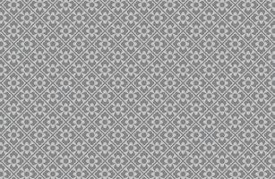 Grey color seamless flower pattern vector