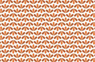 Orange colour seamless leaves pattern vector