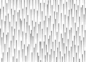 Seamless black dotted halftone lines pattern vector