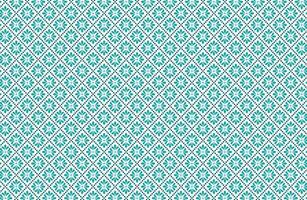 Seamless floral and dots fabric pattern vector