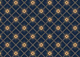 Golden Rays Geometric Fabric Pattern vector