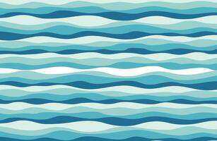 Blue wave pattern vector