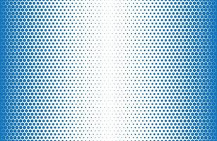 Hexagonal halftone pattern vector
