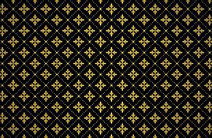 Golden color royal pattern vector