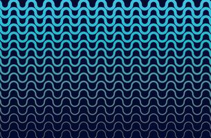 Blue color geometric waves pattern vector