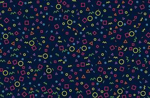 Geometric Shapes Pattern vector
