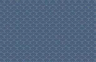 Japanese style blue color seamless pattern vector