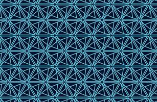 Blue triangle seamless pattern vector