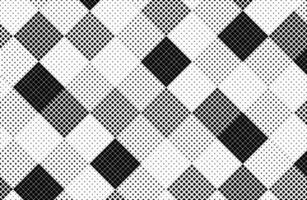 Black Square Halftone Pattern vector