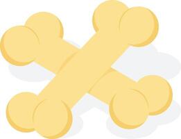 Isometric Bones Icon vector