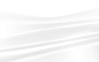White Abstract Background with Smooth Curves vector