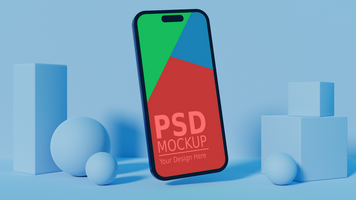 3D Smartphone Mockup for Presentation Product psd