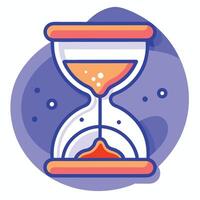 time icon in trendy flat style isolated on background. Clock icon page symbol for your web site design Clock icon logo, app, UI. Clock icon illustration vector
