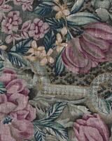 Abstract fabrics background. Textile decoration close view photo