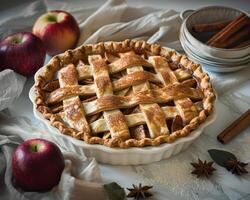 Apple Pie with Lattice Crust photo