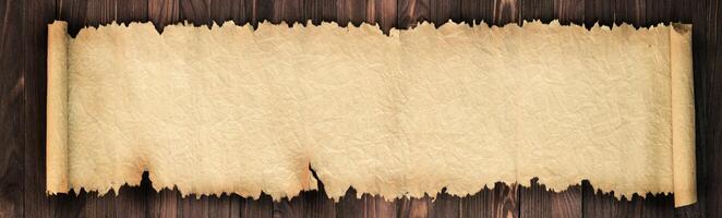Old paper on the table as a background for text photo