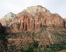 Mountains background. High mount, rocks and hills landscape photo