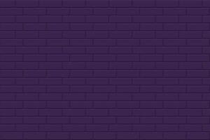 Brick wall seamless geometric pattern. Mosaic repeatable stone texture. Endless violet simple background vector