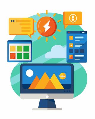 Users can receive alerts and notifications regarding any unusual changes in their solar energy production or usage.. illustration.