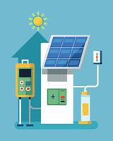 The hospitals medication dispensing system is powered by solar energy ensuring timely and accurate dispensing without reliance on electricity.. illustration. vector