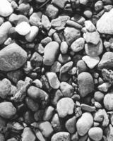 Rocks and stones close view black and white photo background