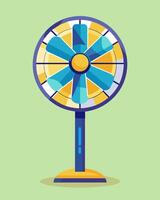 Whether youre at a crowded outdoor event or relaxing in your backyard this solarpowered fan is a convenient and sustainable way to stay cool.. illustration. vector