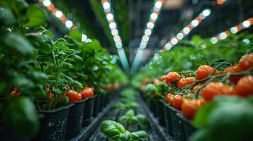 Advanced Smart Greenhouse with Controlled Environment Systems Promoting Optimal Plant Growth photo