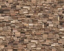 Realistic wooden cubes with the texture of natural of Wood panel background. photo