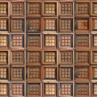 Realistic wooden cubes with the texture of natural of Wood panel background. photo