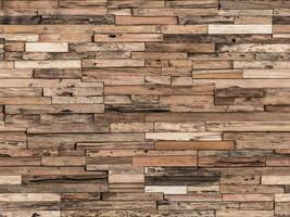 Realistic wooden cubes with the texture of natural of Wood panel background. photo