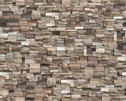 Realistic wooden cubes with the texture of natural of Wood panel background. photo