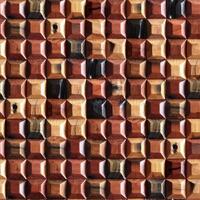 Realistic wooden cubes with the texture of natural of Wood panel background. photo