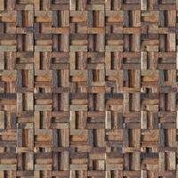 Realistic wooden cubes with the texture of natural of Wood panel background. photo