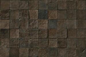 Realistic wooden cubes with the texture of natural of Wood panel background. photo