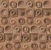 Realistic wooden cubes with the texture of natural of Wood panel background. photo