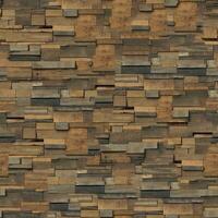 Realistic wooden cubes with the texture of natural of Wood panel background. photo
