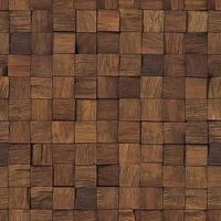 Realistic wooden cubes with the texture of natural of Wood panel background. photo