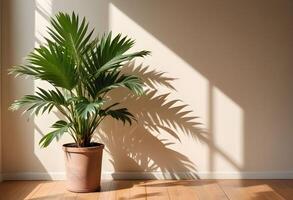 a potted plant in front of a window photo