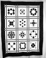 Abstract fabrics black and white background. Textile decoration close view photo