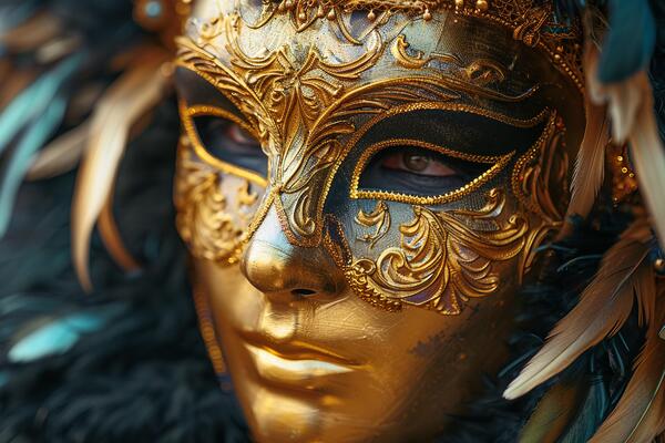 Gold Masquerade Mask Stock Photos, Images and Backgrounds for Free Download