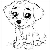 Cute Animal coloring book With KDP vector