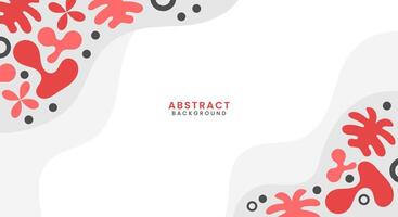 Red matisse background vector