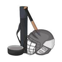 illustration of hockey vector