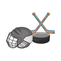 illustration of hockey vector