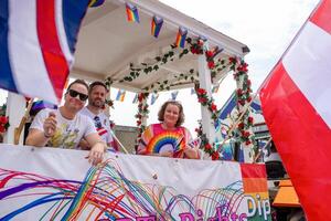 Esch-Sur-Alzette, Luxembourg - July 08, 2023 - Luxembourg Pride. Equality March. photo