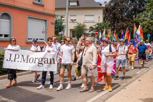 Esch-Sur-Alzette, Luxembourg - July 08, 2023 - Luxembourg Pride. Equality March. photo