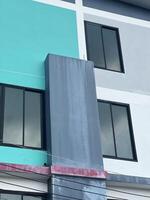 modern architecture in the city photo