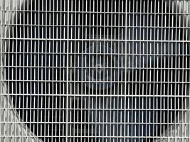 abstract metal surface background, grid of air conditioner photo